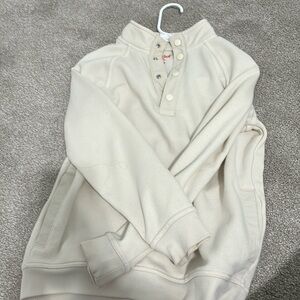 sweatshirt with buttons